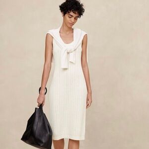 Banana Republicublic Factory Crochet MIDI Sweater Dress